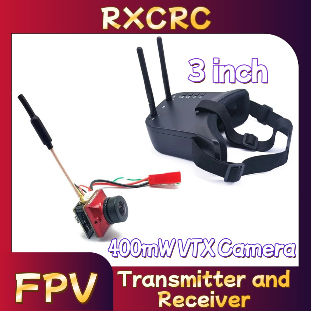 Fpv Drone Goggles - Transmisor de módulo RXCRC 5,8G, cámara