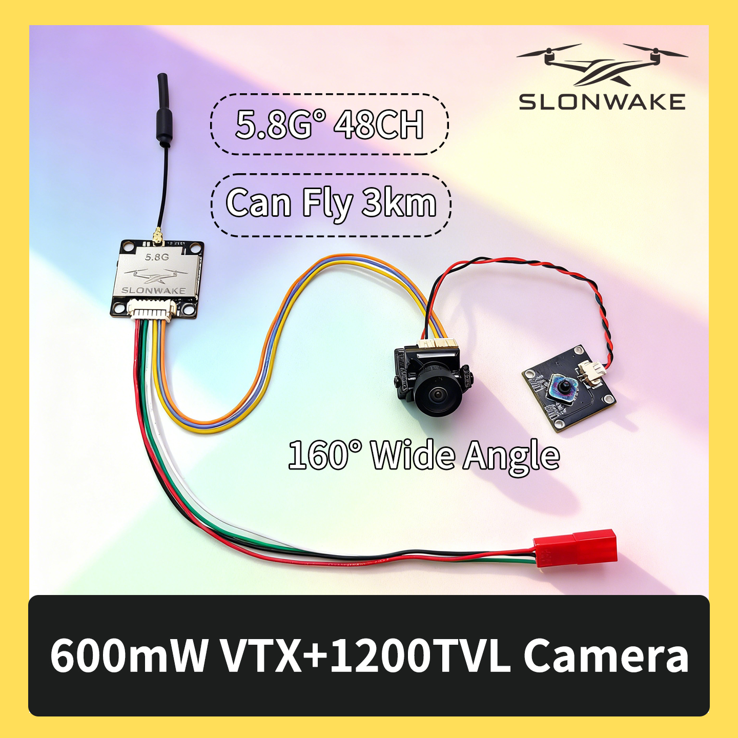 Fpv Drone Vtx - SLONWAKE 5.8G 600mW 7-24V FPV Kit