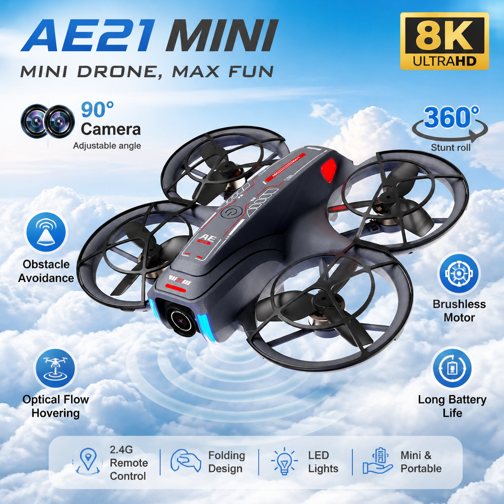 Fpv Drone Charger - Dron con GPS, 8K, HD Profesional,