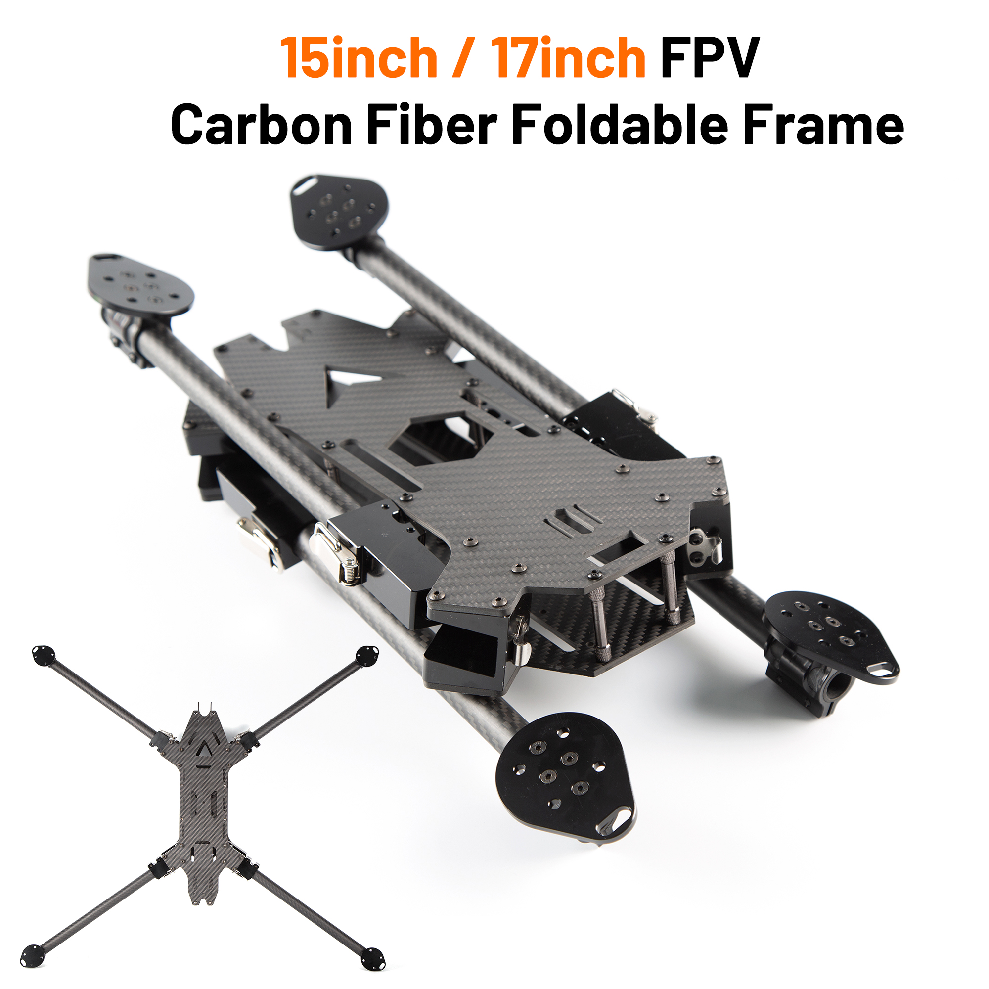 Fpv Drone Kit - Kit de Marco Plegable de Fibra