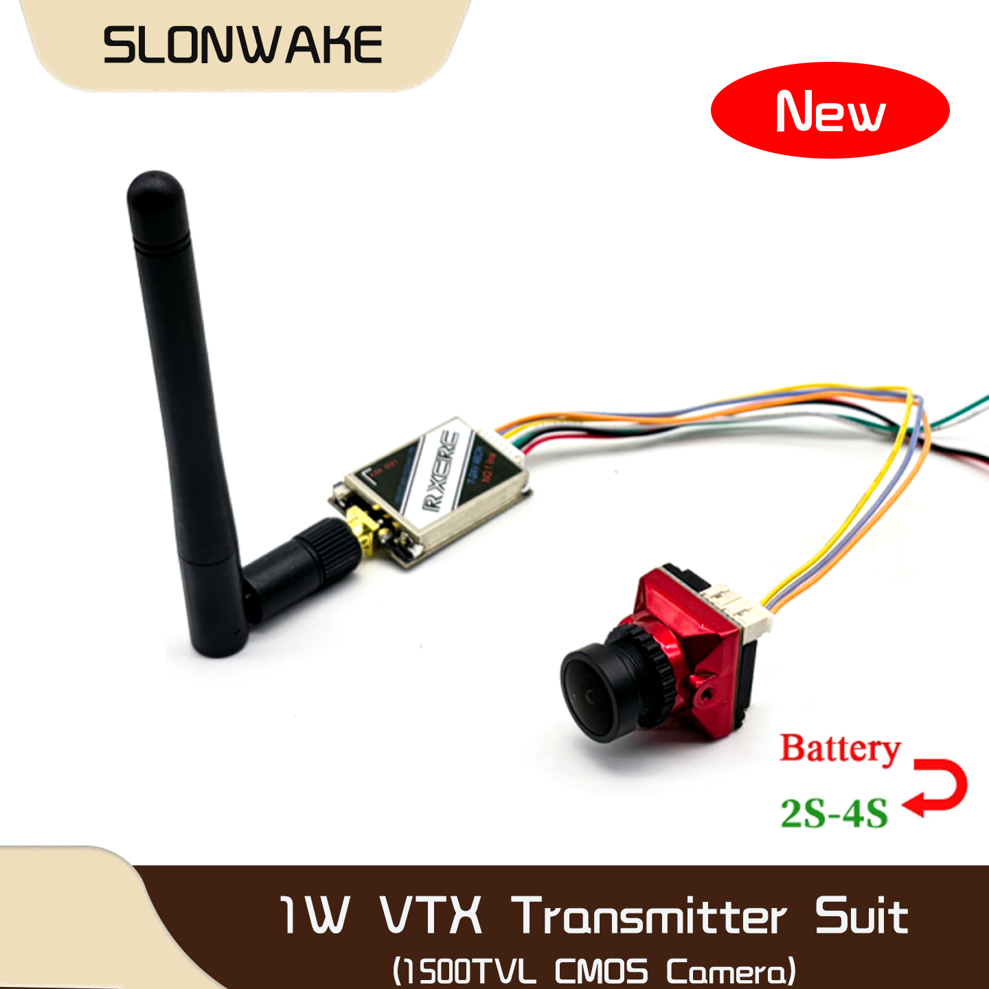 Fpv Drone Camera - Transmisor de Video Ajustable SLONWAKE 5.8G