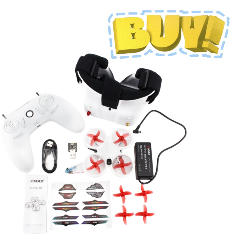 Fpv Drone Goggles - EMAX EZ Pilot 82MM Mini 5,8G