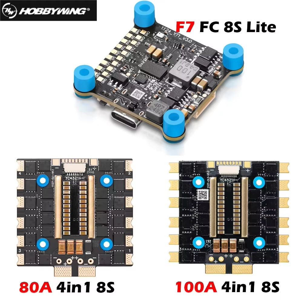 Fpv Drone Flight Controller - HobbyWing XRotor 80A 100A 4en1 8S