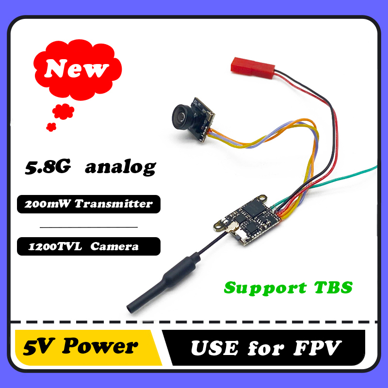 Fpv Drone Camera - SLONWAKE 5,8G 1200TVL cámara FPV VTX