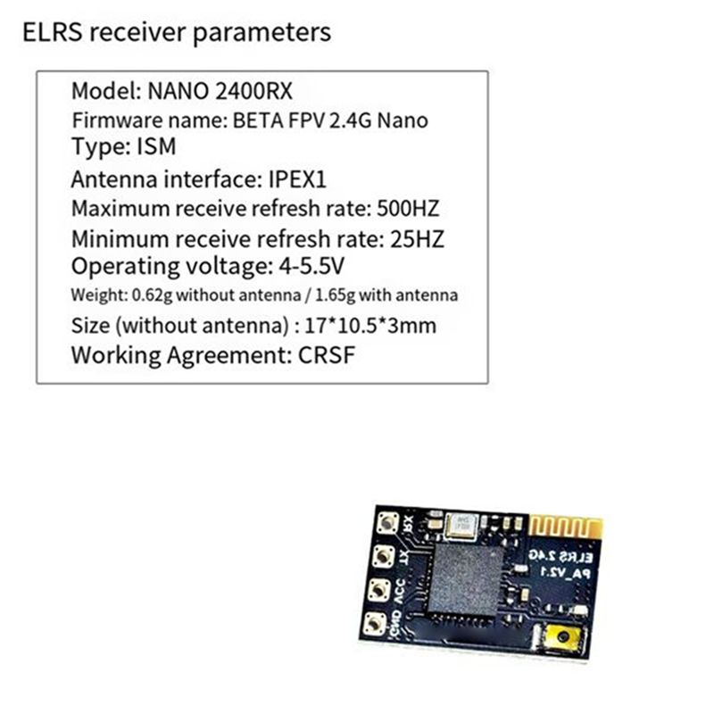 Fpv Drone Antenna - CYGJ-10PCS Receptor ELRS 2.4Ghz NANO Expresslrs