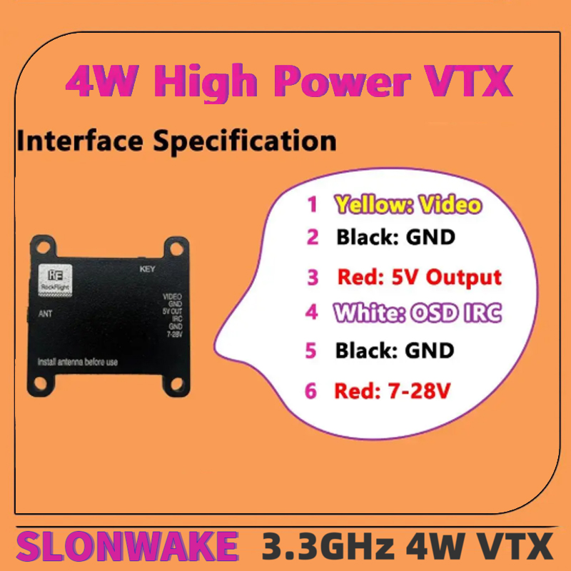 Transmisor de Video VTX SLONWA - Fpv Drone Vtx reseña y precio