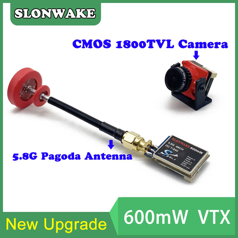 5,8G 48CH 600mW VTX-CAM ajusta - Fpv Drone Vtx reseña y precio
