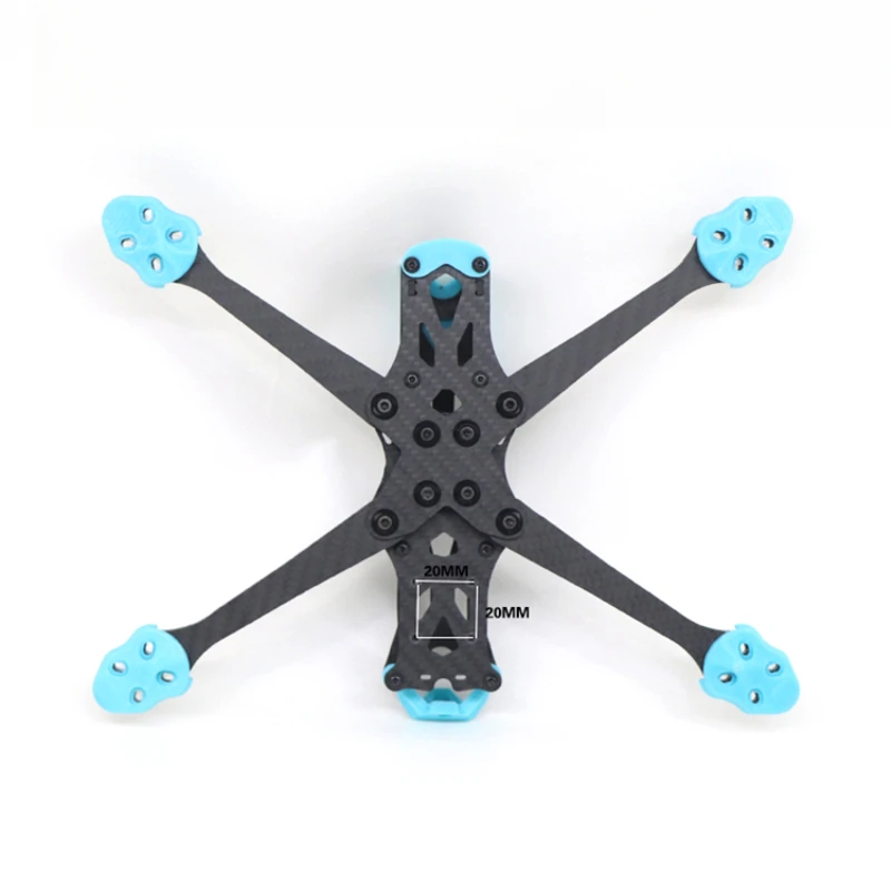 Marco de drones de fibra de ca - Fpv Drone Motor reseña y precio