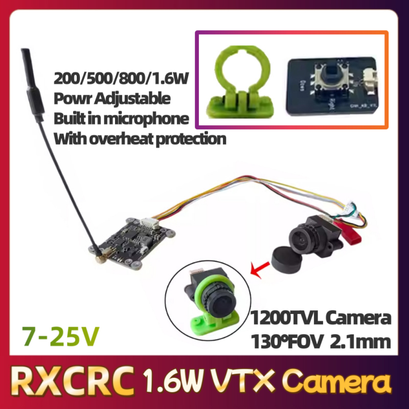 Módulo RXCRC 5.8G 48CH 1.6W VT - Fpv Drone Vtx reseña y precio