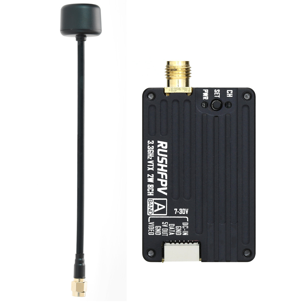 Transmisor VTX RUSHFPV 3.3G 2W - Fpv Drone Vtx reseña y precio