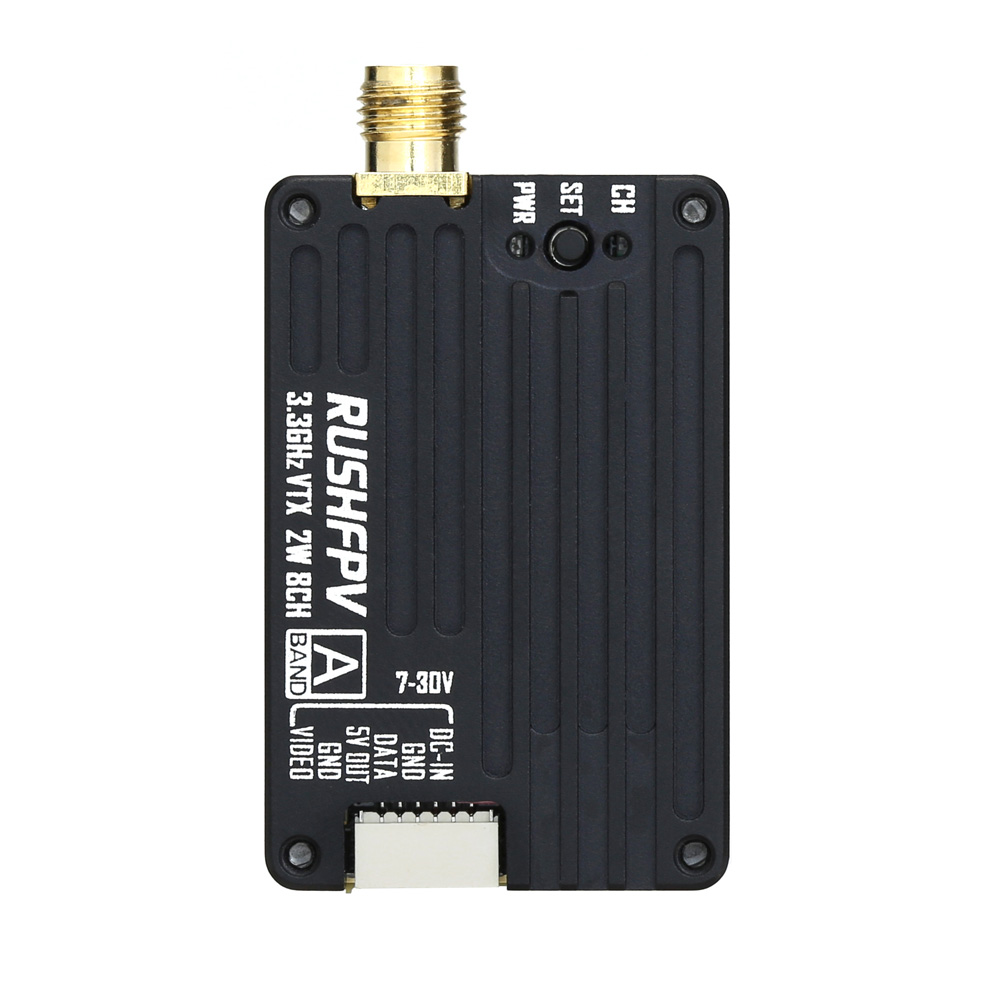 Transmisor VTX RUSHFPV 3.3G 2W - Fpv Drone Vtx reseña y precio