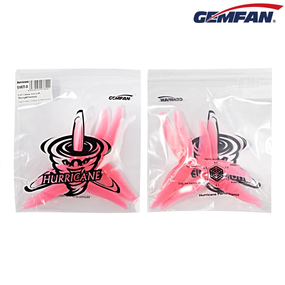 10 pares (10CW + 10CCW) Gemfan - Fpv Drone Propeller reseña y precio