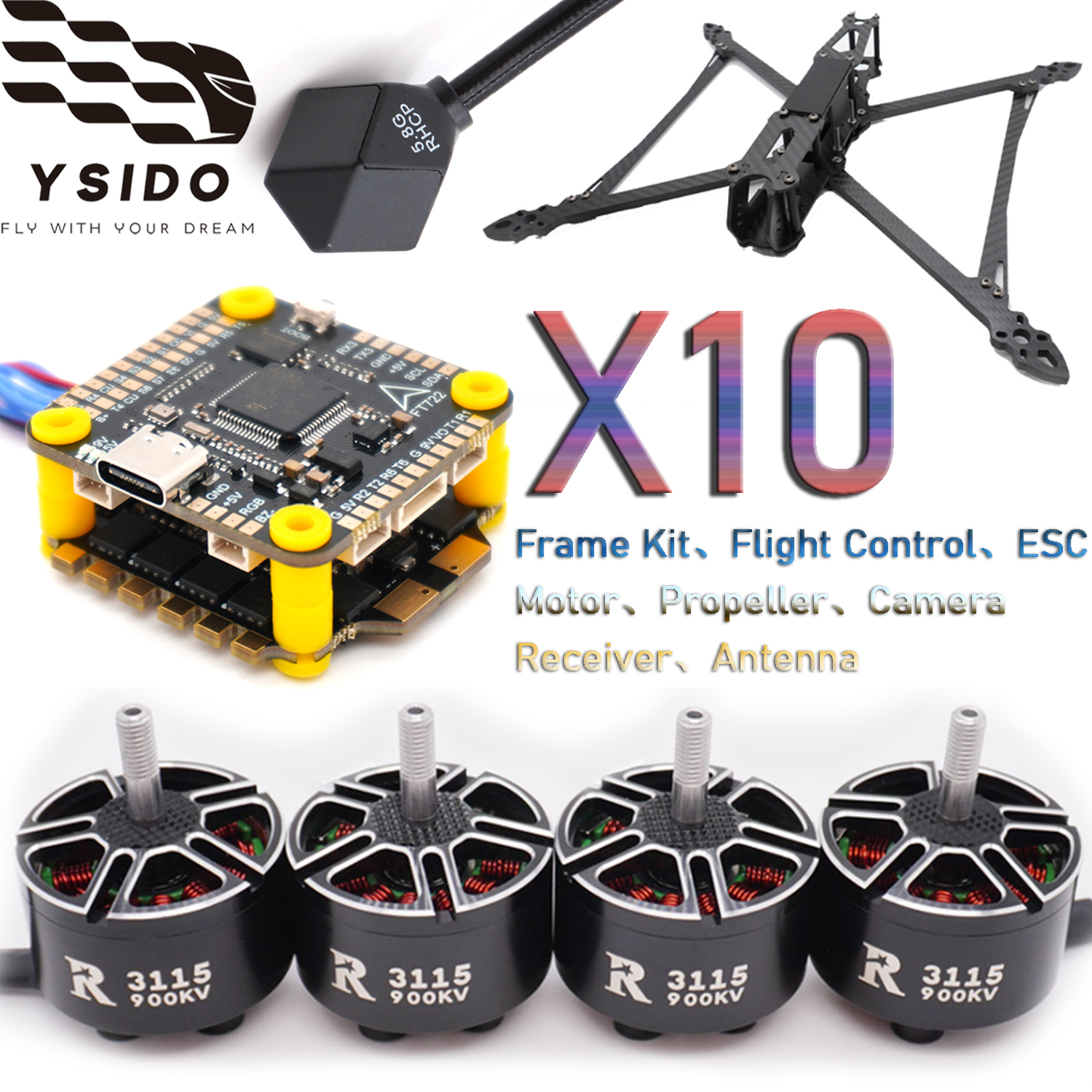 Dron YSIDO RC FPV, Conjunto de - Fpv Drone Tool Kit reseña y precio