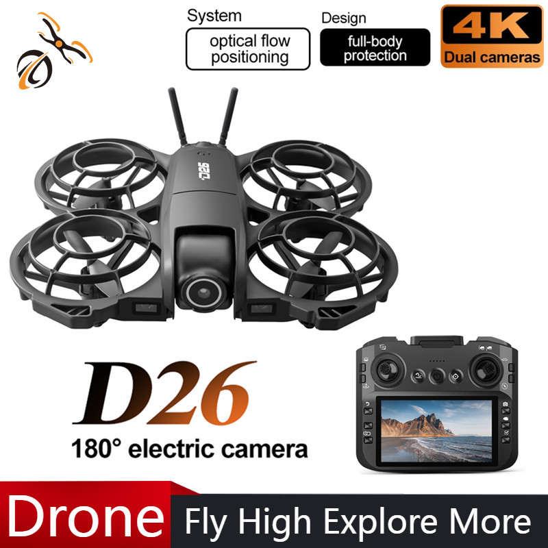 Dron D26 4K Aéreo HD 180 °   D - Fpv Drone Charger reseña y precio