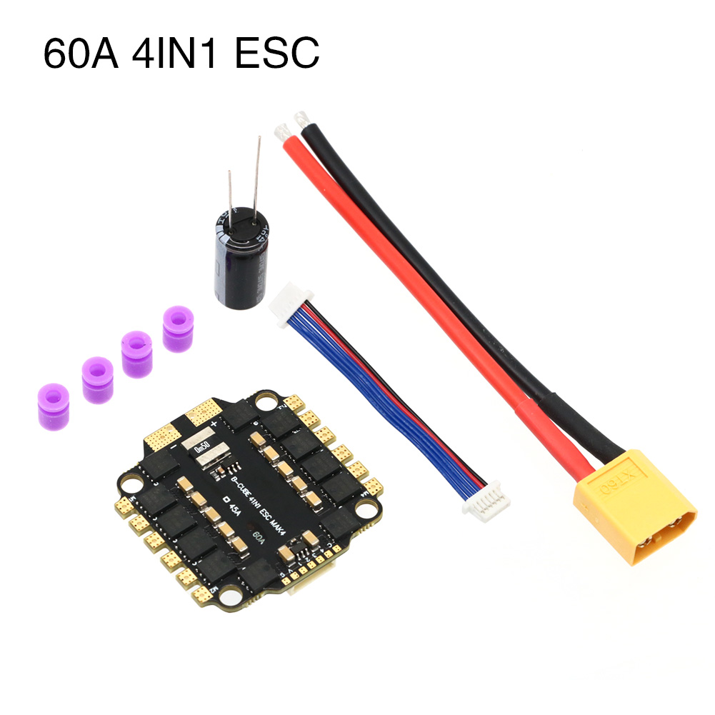 UAngel 4 en 1 45A 60A ESC BLHE - Fpv Drone Esc reseña y precio