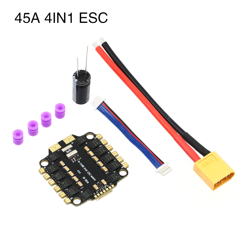 UAngel 4 en 1 45A 60A ESC BLHE - Fpv Drone Esc reseña y precio