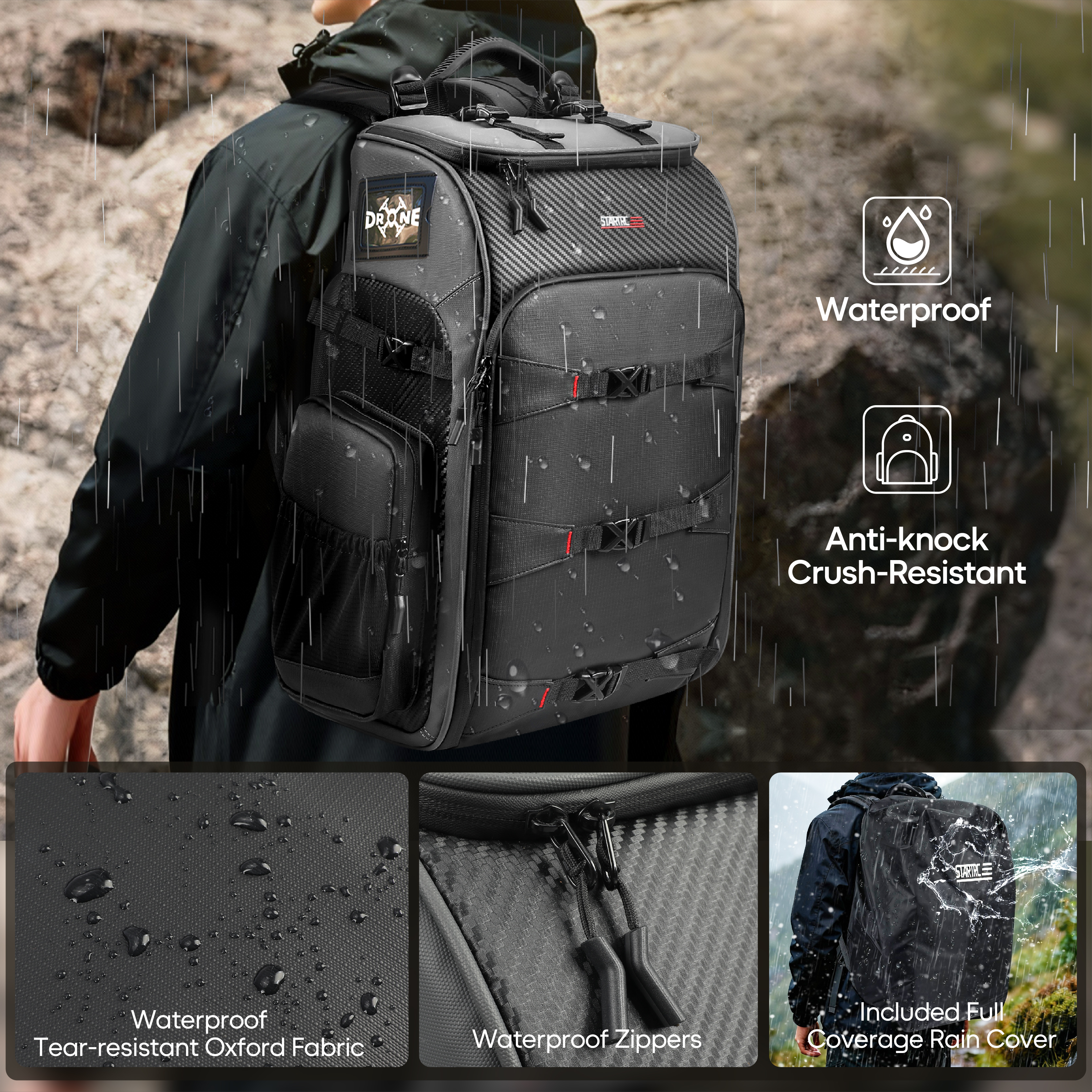Mochila para Dron FPV de 40L,  - Fpv Drone Bag reseña y precio