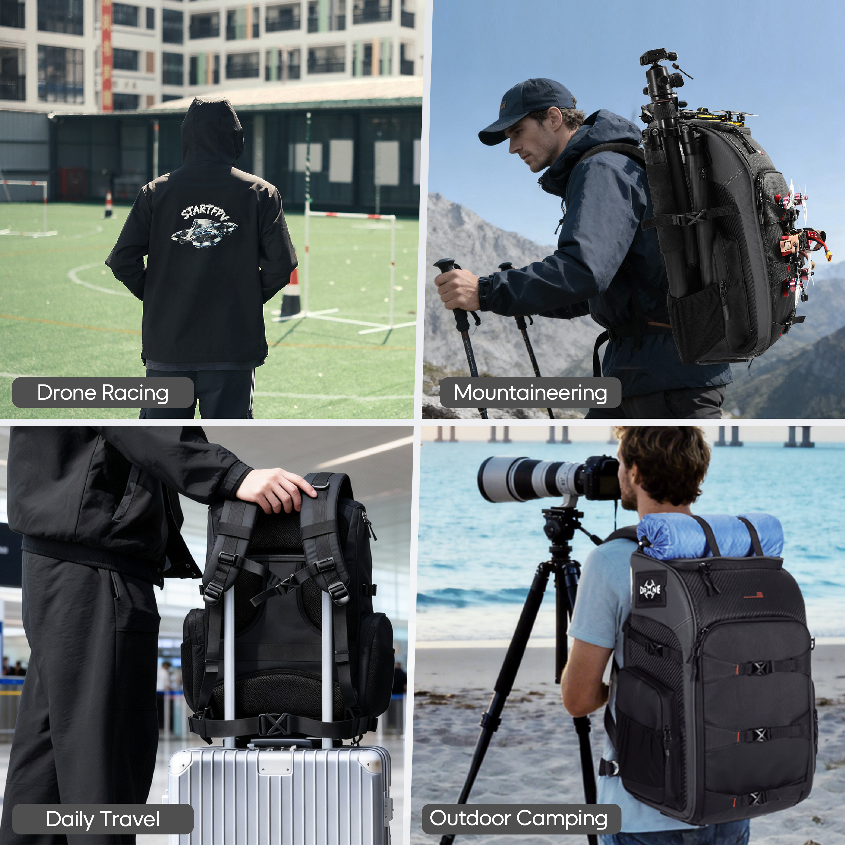 Mochila para Dron FPV de 40L,  - Fpv Drone Bag reseña y precio