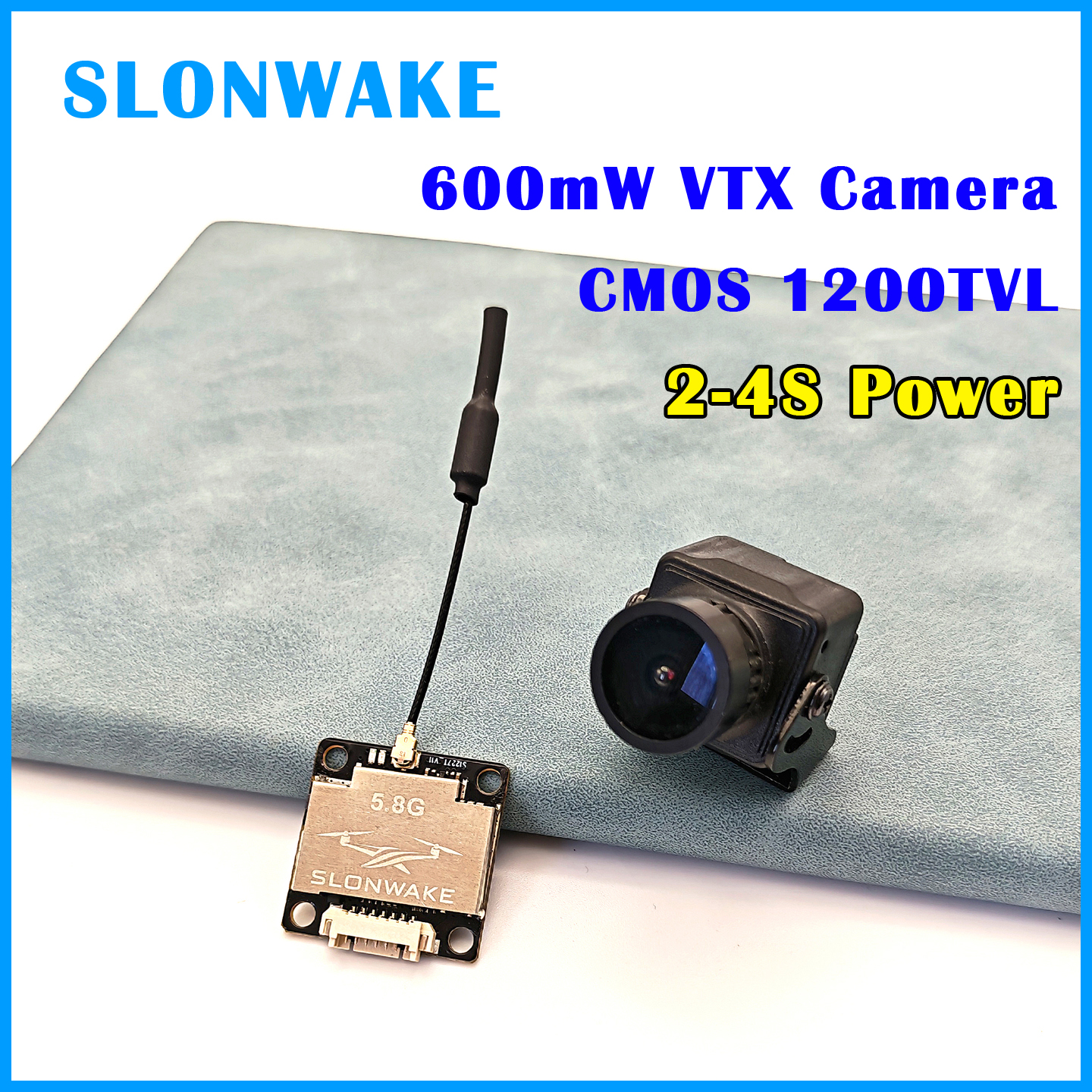 Transmisor SLONWAKE listo para - Fpv Drone Camera reseña y precio