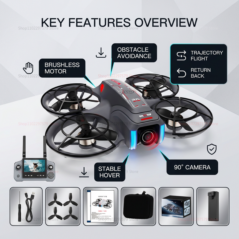 Nuevo Dron AE21 2026, 8K HD, F - Fpv Drone Charger reseña y precio
