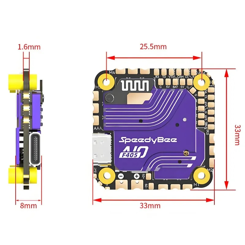 Controlador de Vuelo SpeedyBee - Fpv Drone Esc reseña y precio