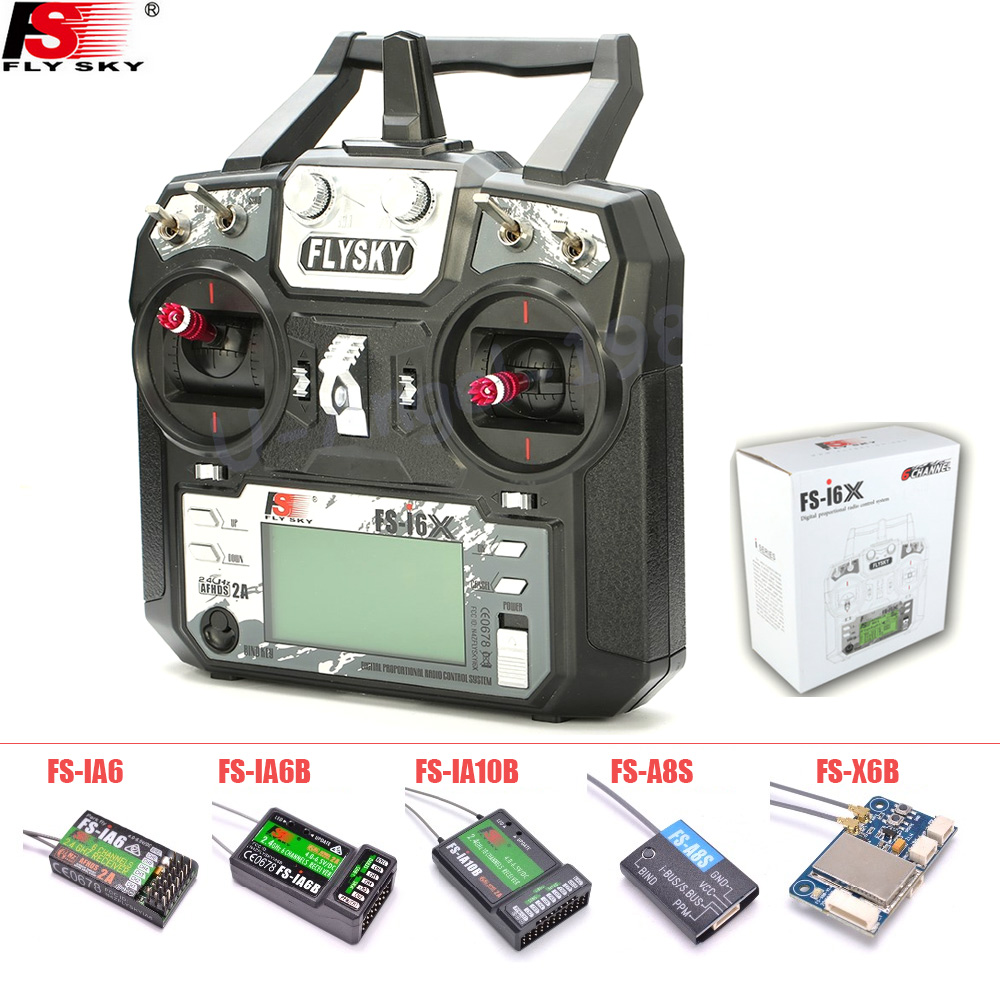 FLYSKY FS-i6X FS i6X 10CH 2,4  - Fpv Drone Flight Controller reseña y precio