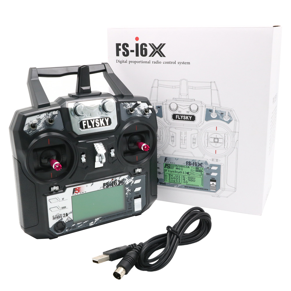 FLYSKY FS-i6X FS i6X 10CH 2,4  - Fpv Drone Flight Controller reseña y precio