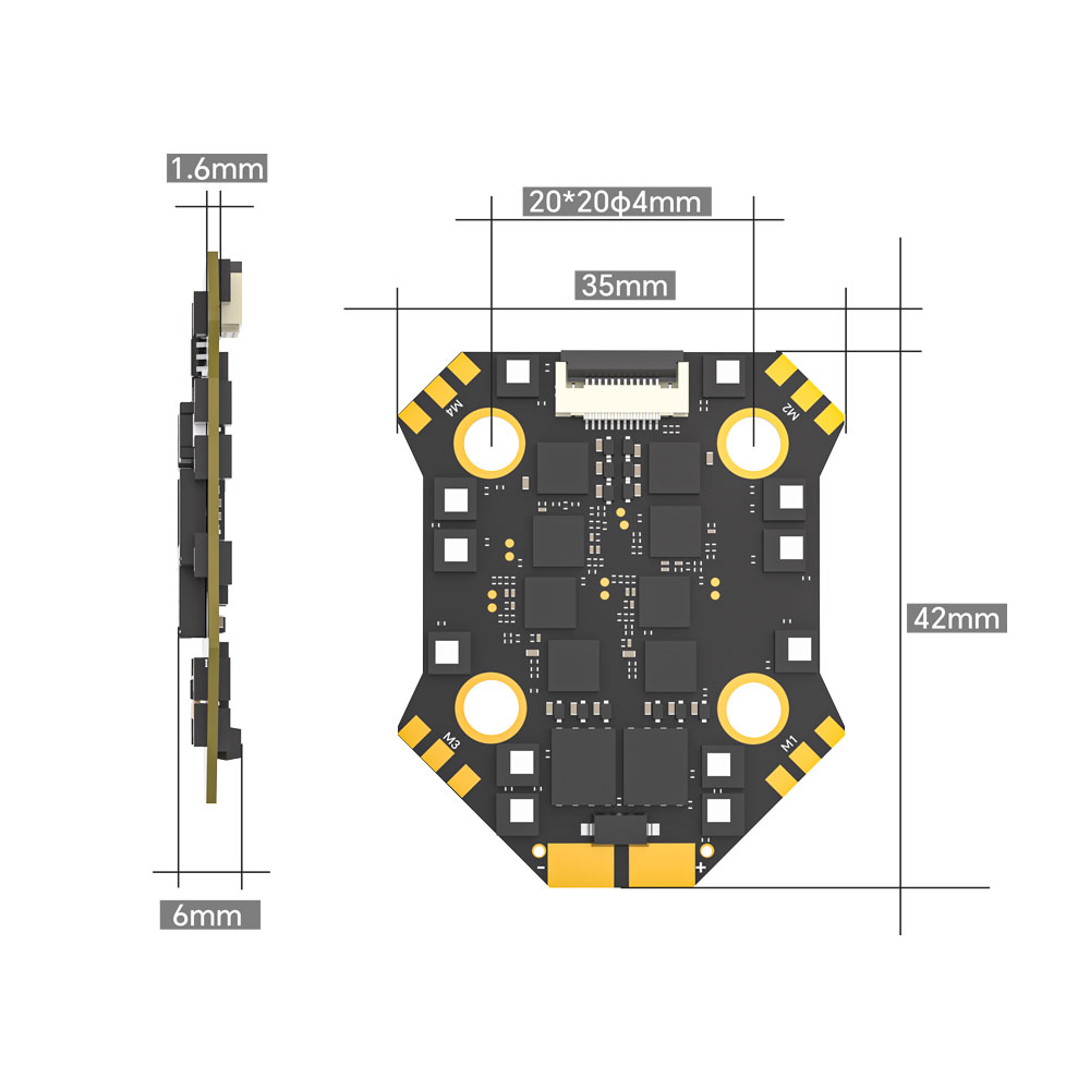 Controlador de vuelo iFlight B - Fpv Drone Esc reseña y precio