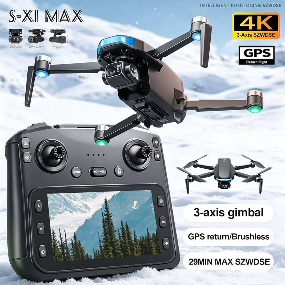 Nuevo Dron S-X1 MAX GPS 8K Pro - Fpv Drone Charger reseña y precio