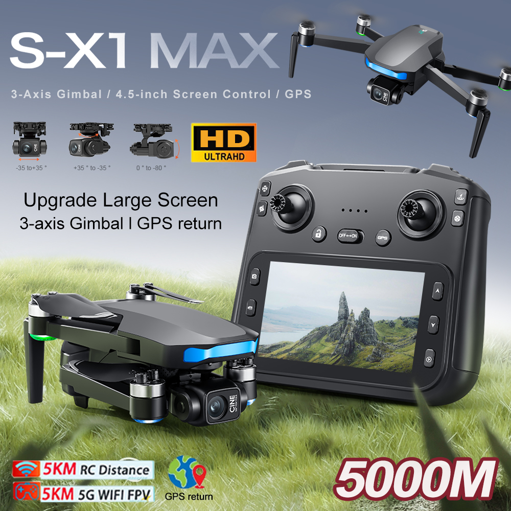 Nuevo Dron S-X1 MAX GPS 8K Pro - Fpv Drone Charger reseña y precio
